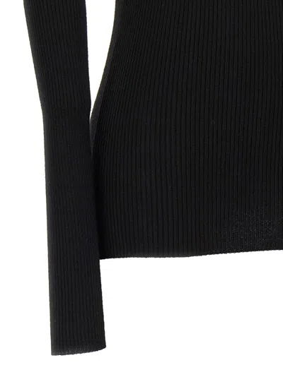 Rick Owens Al Top Sweaters And Cardigans Black In Black