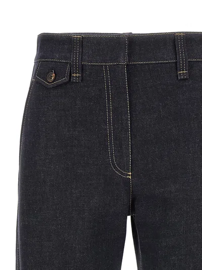 Brunello Cucinelli Sartorial Square Jeans In Black