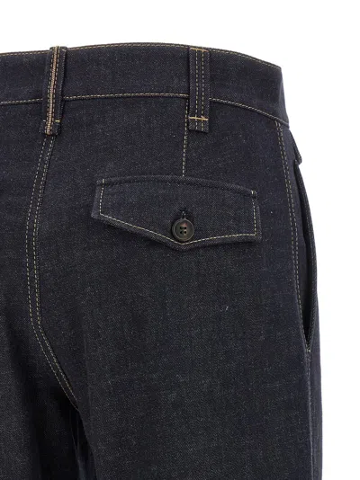 Brunello Cucinelli Sartorial Square Jeans In Black