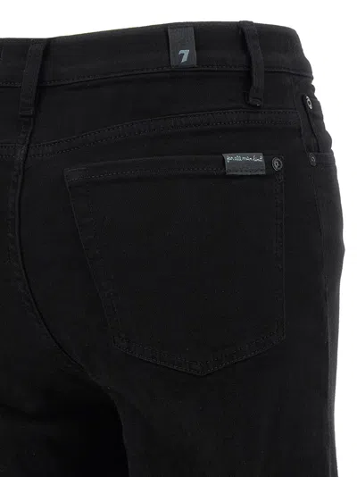 7 For All Mankind Modern Dojo Jeans Black In Black