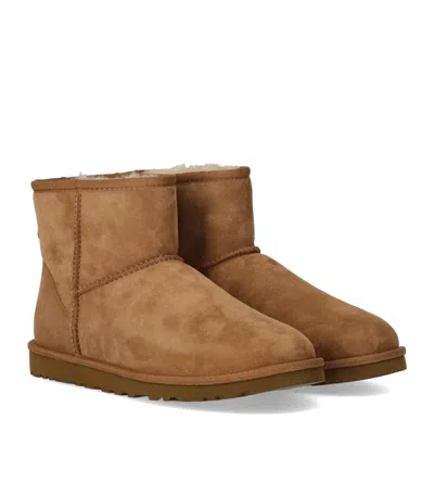 Ugg Classic Mini Chestnut Ankle Boot In Brown