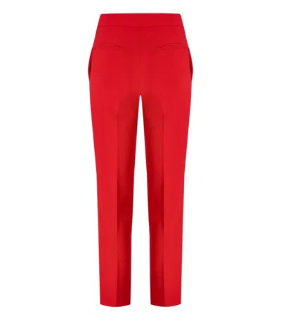 Elisabetta Franchi Slits Cropped Crepe Trousers