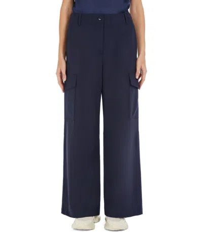 Max Mara Hidalgo Blue Cargo Pants
