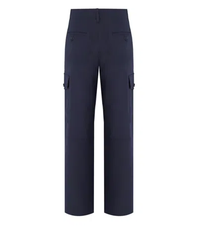 Max Mara Hidalgo Blue Cargo Pants