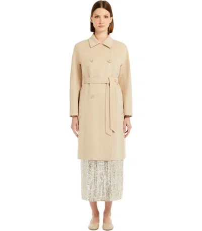 Max Mara Avenue Sabbia Belted Coat