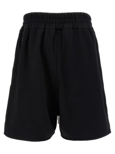 Rick Owens Bermuda Shorts In Brushed Organic Cotton In Black