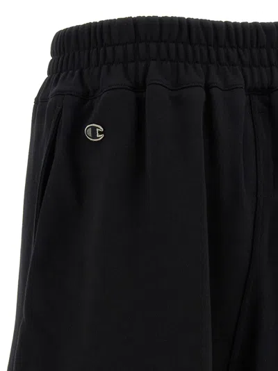 Rick Owens Bermuda Shorts In Brushed Organic Cotton In Black