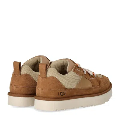 Ugg Lo Lowmel Chestnut Bright Melon Sneaker In Brown