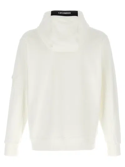 C.p. Company C. P. Company 'diagonal Raised' Hoodie In White