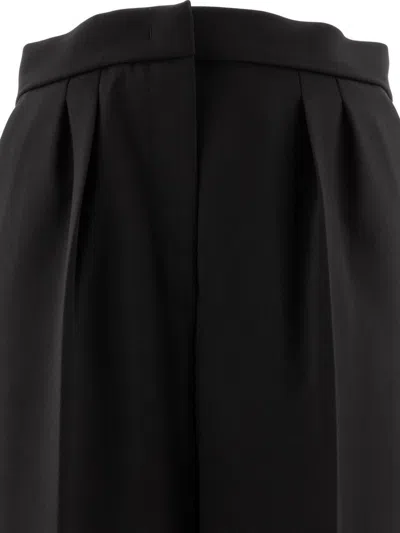 Max Mara "verbano" Stretch Wool Slim Trousers