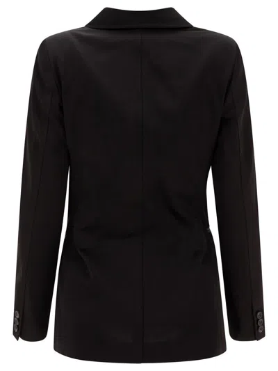 Bode Sheen Suit Jacket In Black