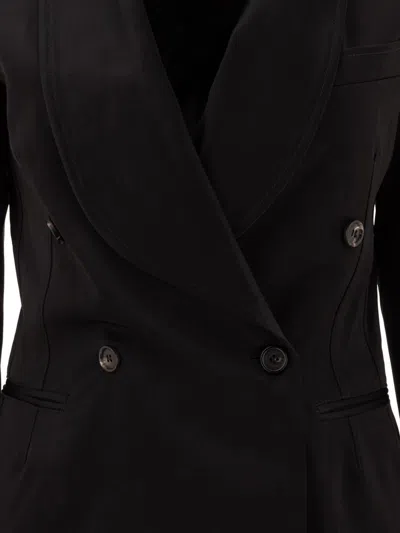 Bode Sheen Suit Jacket In Black