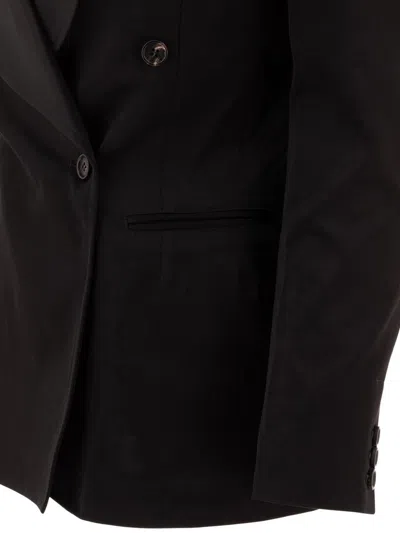 Bode Sheen Suit Jacket In Black