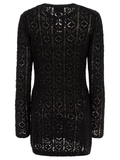 Loulou Studio Evan Dress In Cotton And Silk In Black