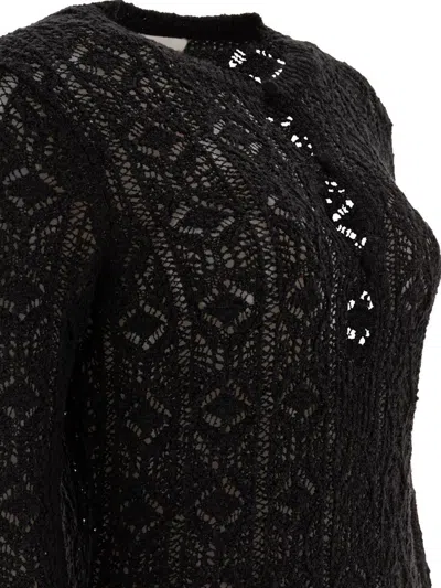 Loulou Studio Evan Dress In Cotton And Silk In Black