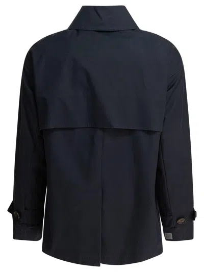 Max Mara The Cube Coats In Blue