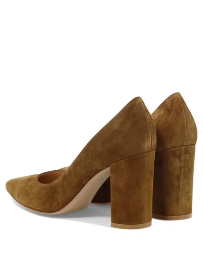 Gianvito Rossi Piper 85 Suede Leather Pumps