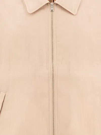 Stussy Long-sleeved Casual Jacket In Neutral