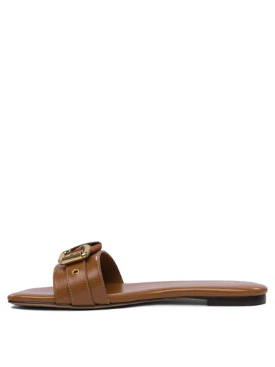Chloé Mae Knotted-strap Leather Flat Sandals