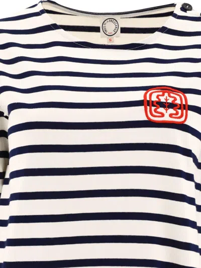 Ines De La Fressange Paris Woman T-shirt Midnight Blue Size Xs Cotton