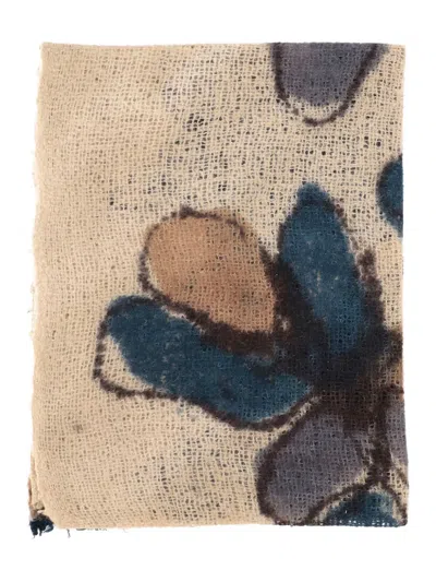 Faliero Sarti Wool Blend Tamia Scarf In Neutral