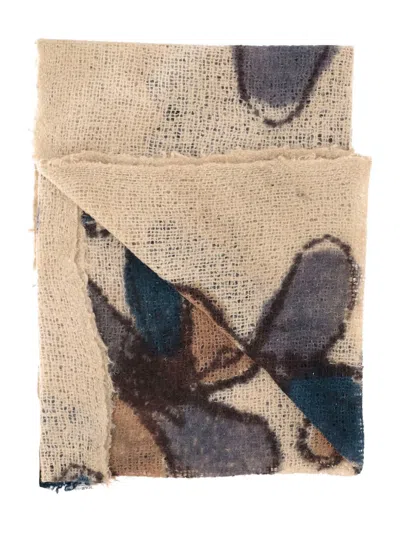 Faliero Sarti Wool Blend Tamia Scarf In Neutral