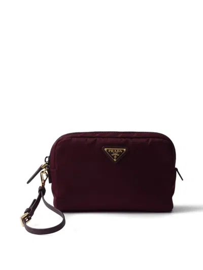 Prada Triangle-logo Makeup Bag