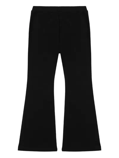 Moschino Logo-print Leggings In Black