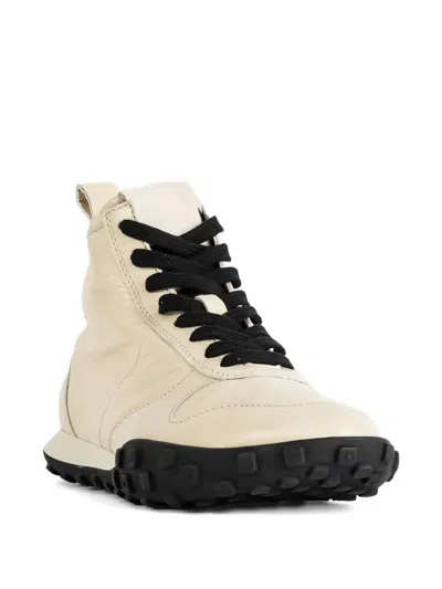 Jil Sander Moon High-top Leather Sneakers In Multi
