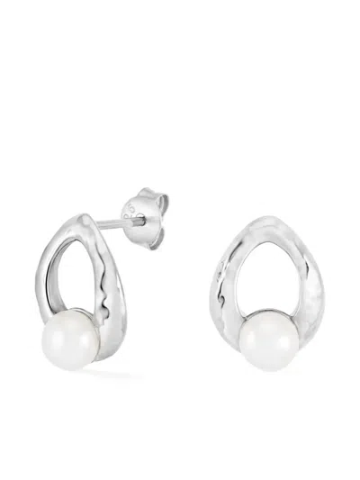 Dower & Hall Waterfall Stud Earrings In Neutral