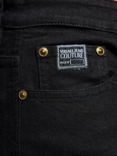 Versace Jeans Couture Men's Cotton Stretch Jeans In Black