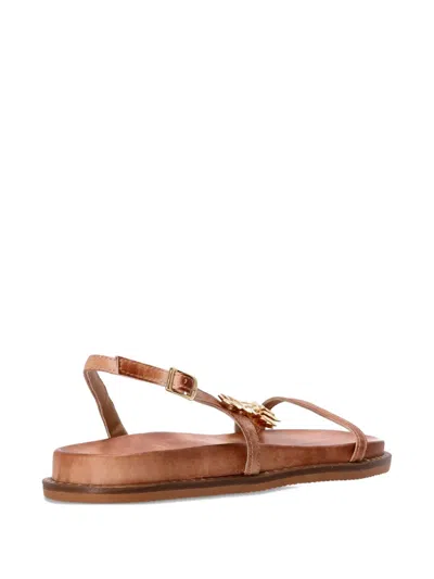 Kotris Sandals Leaf-embellished Slingback Sandals