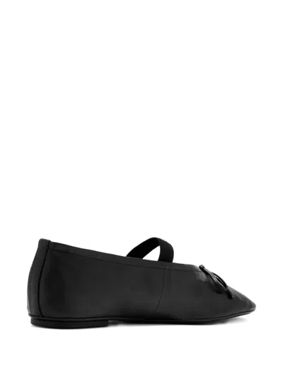 Schutz Elastic-band Ballet Flats In Black