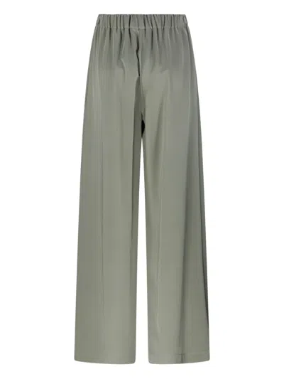Max Mara Elasticated-waist Trousers In Green