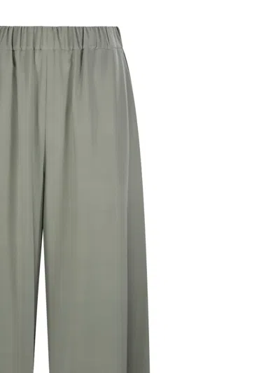 Max Mara Elasticated-waist Trousers In Green