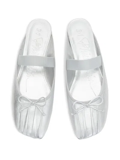 3.1 Phillip Lim Bow-detail Elasticated-strap Mules