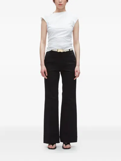 3.1 Phillip Lim Draped Cap-sleeve Tank Top In White