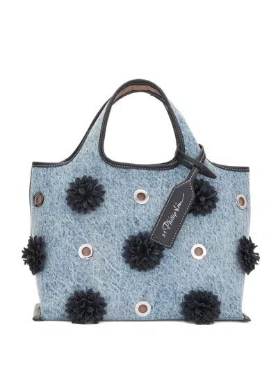 3.1 Phillip Lim Flower-embellished Eyelet Tote Bag