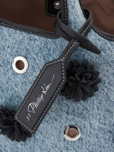 3.1 Phillip Lim Flower-embellished Eyelet Tote Bag