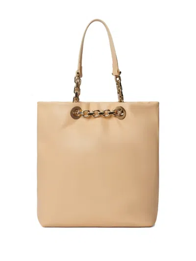 Fabiana Filippi Chain-trimmed Leather Tote Bag
