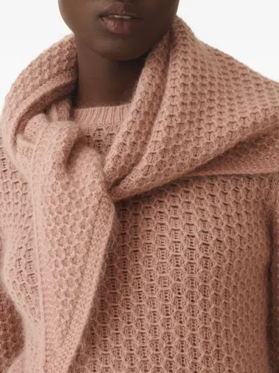 Fabiana Filippi Waffle-knit Scarf In Neutral