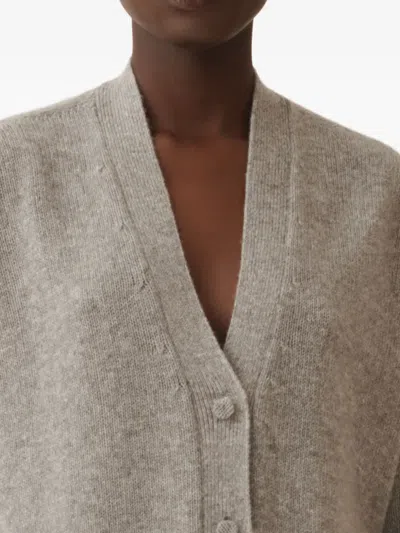 Fabiana Filippi Cashmere And Silk Sweater In Gray