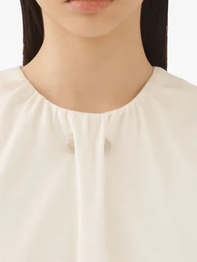 Fabiana Filippi Embellished Sleeveless Top In White