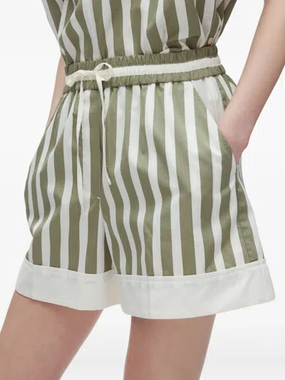 3.1 Phillip Lim Striped Drawstring Shorts