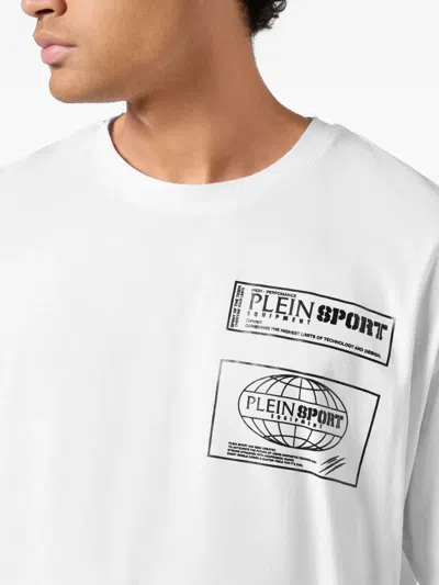 Plein Sport Logo-print T-shirt In White