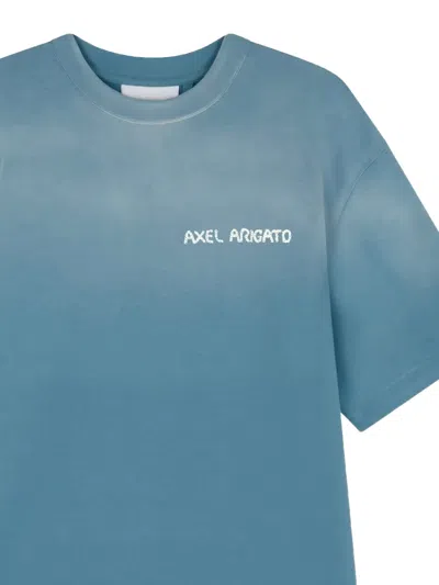 Axel Arigato Logo-print T-shirt In Blue