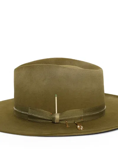 Nick Fouquet Malecon Matchstick-detail Fedora Hat