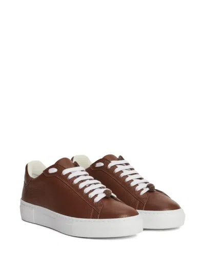 Fabiana Filippi Loop Charm-detail Lace-up Sneakers