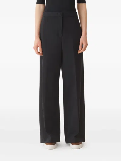 Fabiana Filippi Spoleto Jersey Trousers In Black