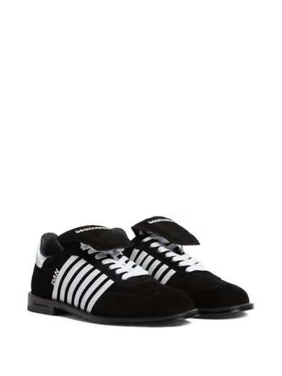 Dsquared2 Boxer Sneakers In Black